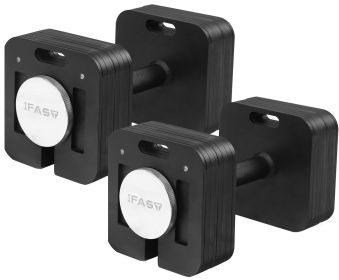 Square Dumbbell 9 in 1 Free Adjustable Dumbbells Set Two 80LBS square Dumbbells 9 in 1 Free Weights for Multi weight Options Quick-Lock Adjustabl