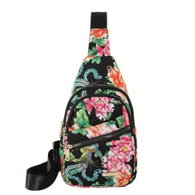 Lightweight Crossbody Sling Bag - Adjustable Strap, Zip Closure, Perfect For Travel, Sports & Hiking (Option: Style1)