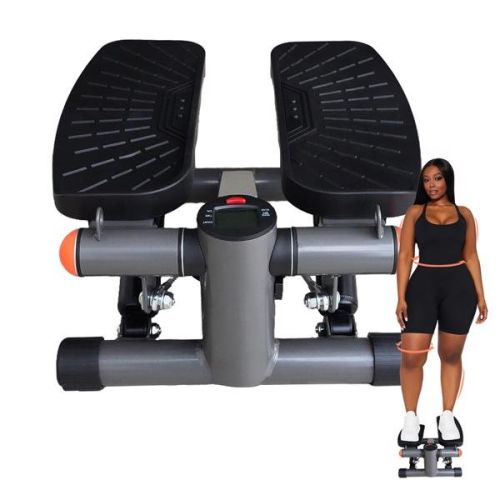 Mini Stepper With Resistance Band And LCD Display Screen Mini Stepper With Resistance Band And LCD Display Screen