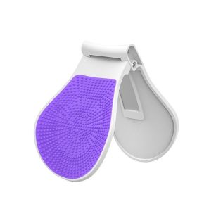 1pc Plastic Butt Trainer (Wear Pants When Using) Pelvic Floor Muscle Correction; Exerciser For Inner Thighs Postpartum Rehabilitation; Buttocks; (Color: Purple)