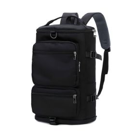 Large Capacity Waterproof Duffel Bag with Dry-Wet Separation, Shoe Compartment, and Adjustable Shoulder Strap for Travel, Sports, and Fitness (Color: as picture)